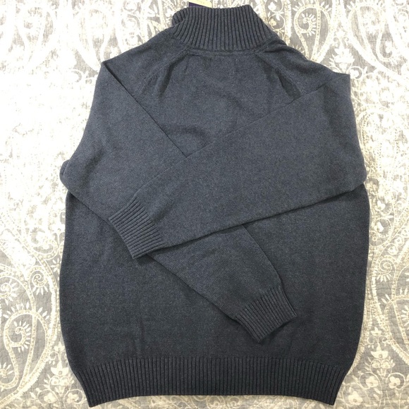 Men’s Alan Flusser Full Zip Long Sleeve Sweater XL - Picture 5 of 8